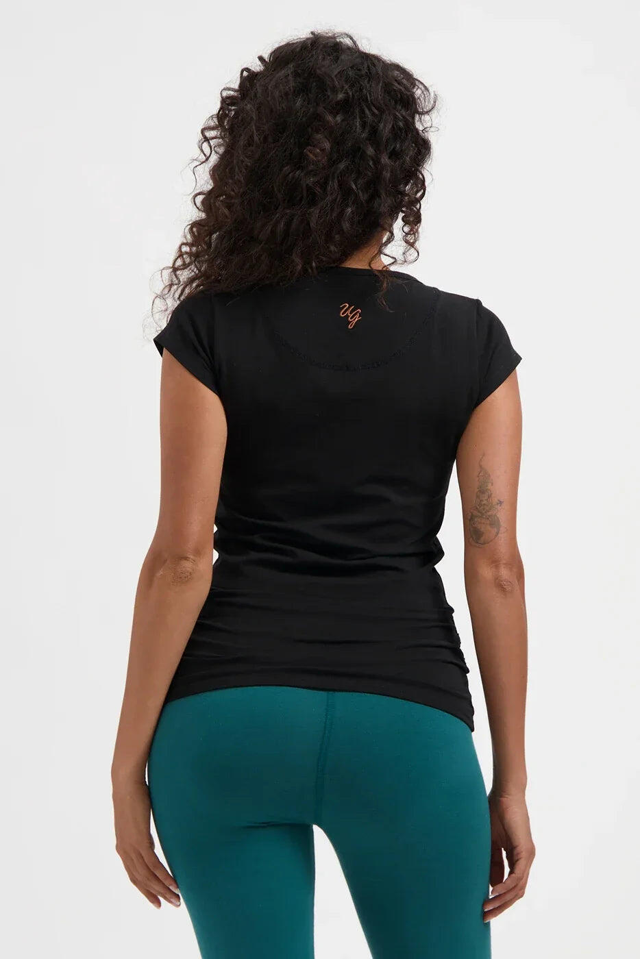 Haut de Yoga et Pilates  Zefira - Noir Onyx 3/5