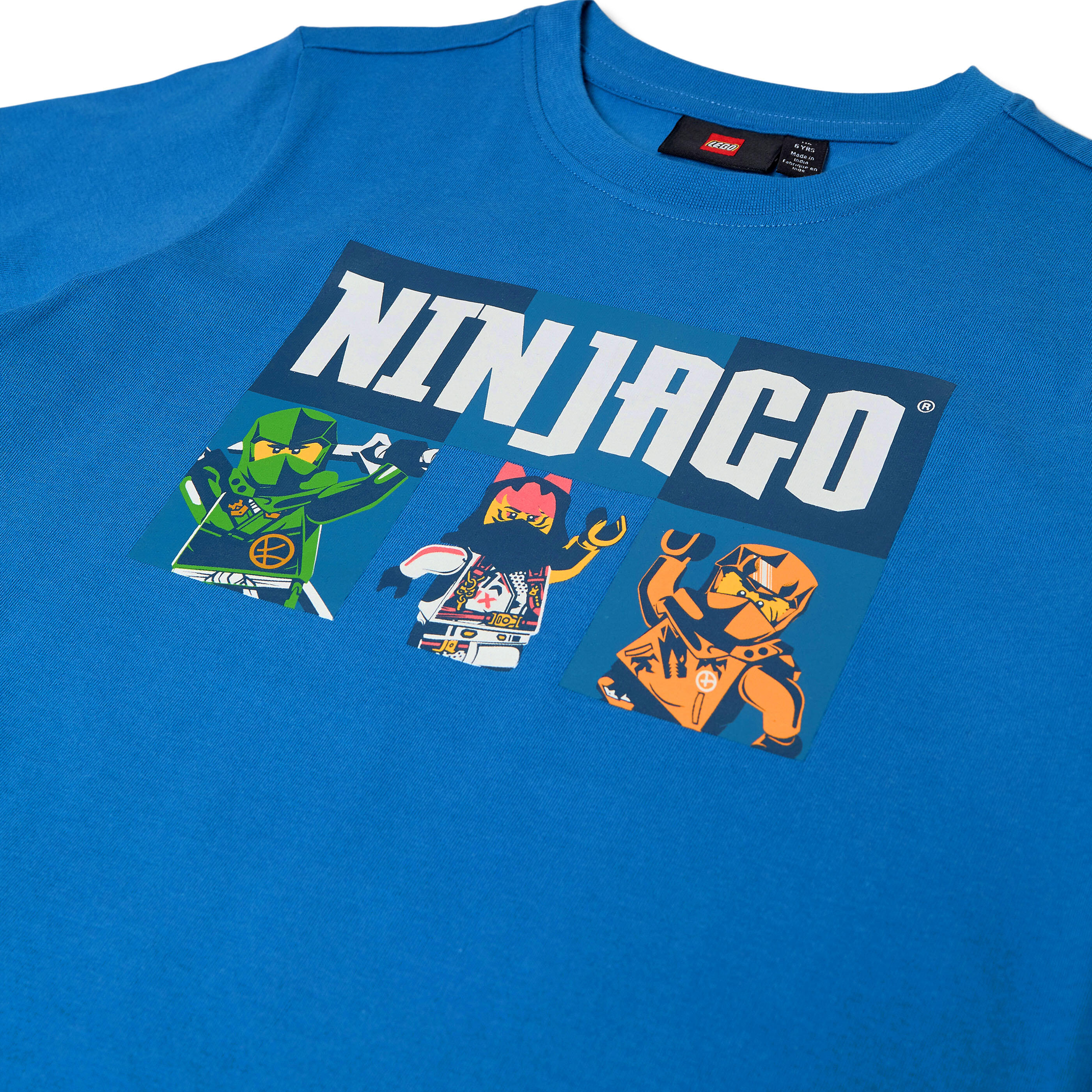 Koszulka Dziecięca LEGO NINJAGO Tano 315 Niebieska 3/4