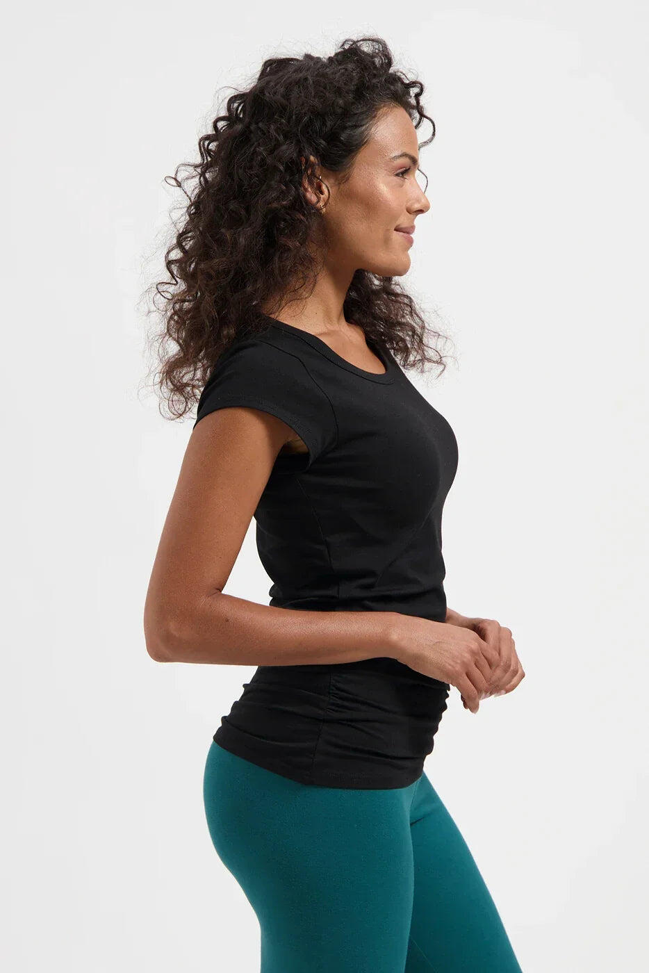 Haut de Yoga et Pilates  Zefira - Noir Onyx 2/5