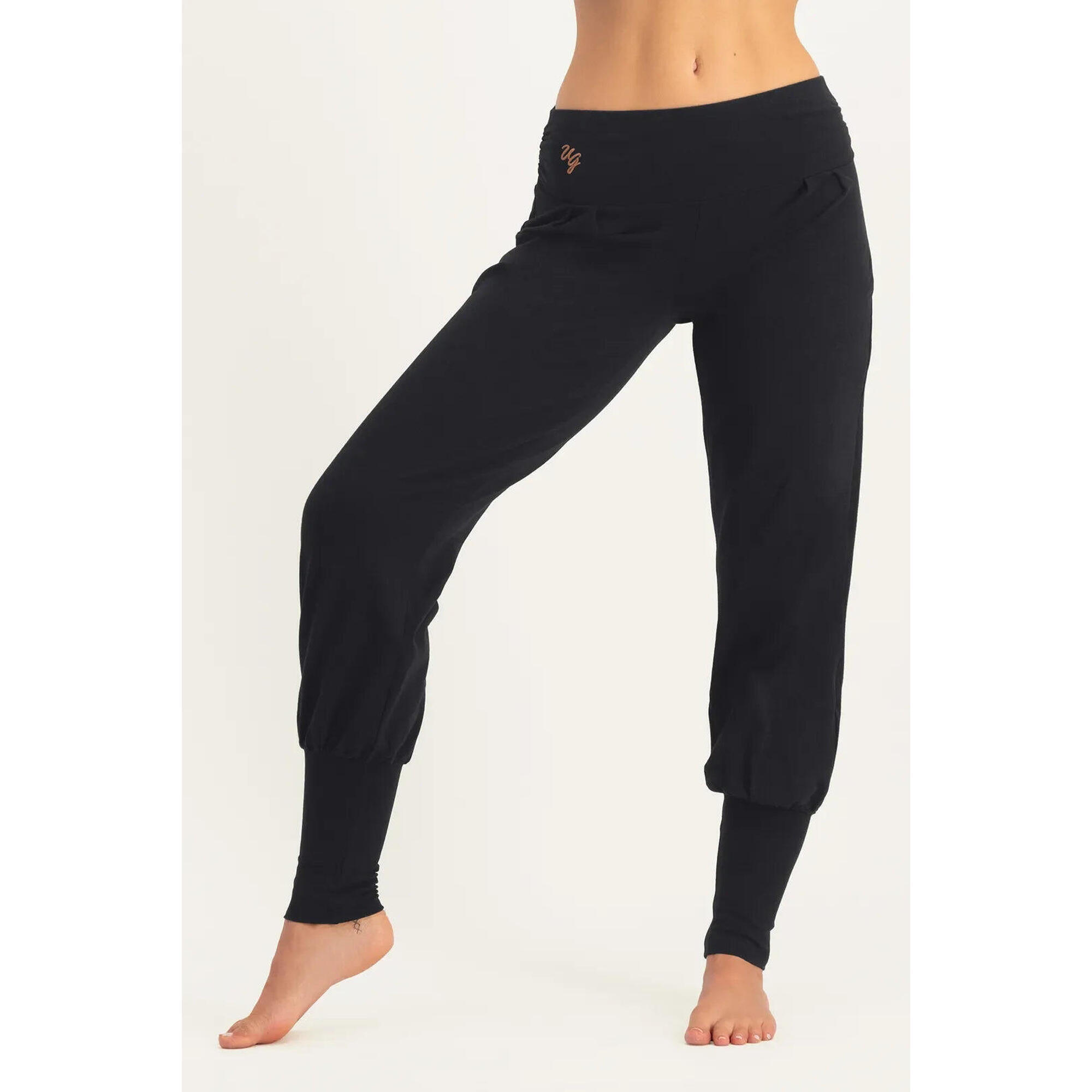 Urban Goddess - Dakini - Pantalon Aladdin Ample Confortable - Noir Onyx - Pantalons - Noir - 48 Xl - Decathlon