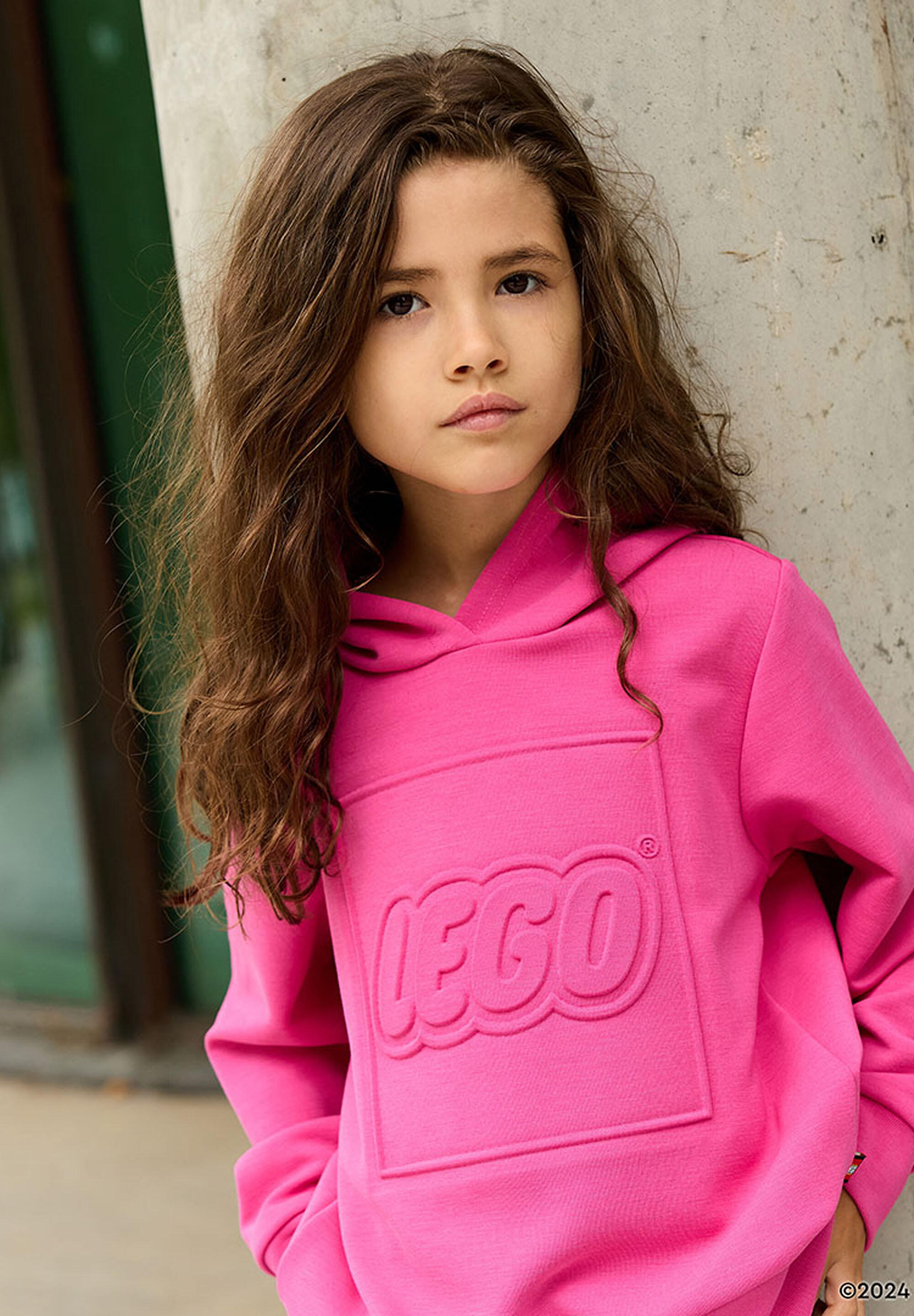 Bluza z Kapturem Dziewczęca LEGO Sky 600 różowa 5/6