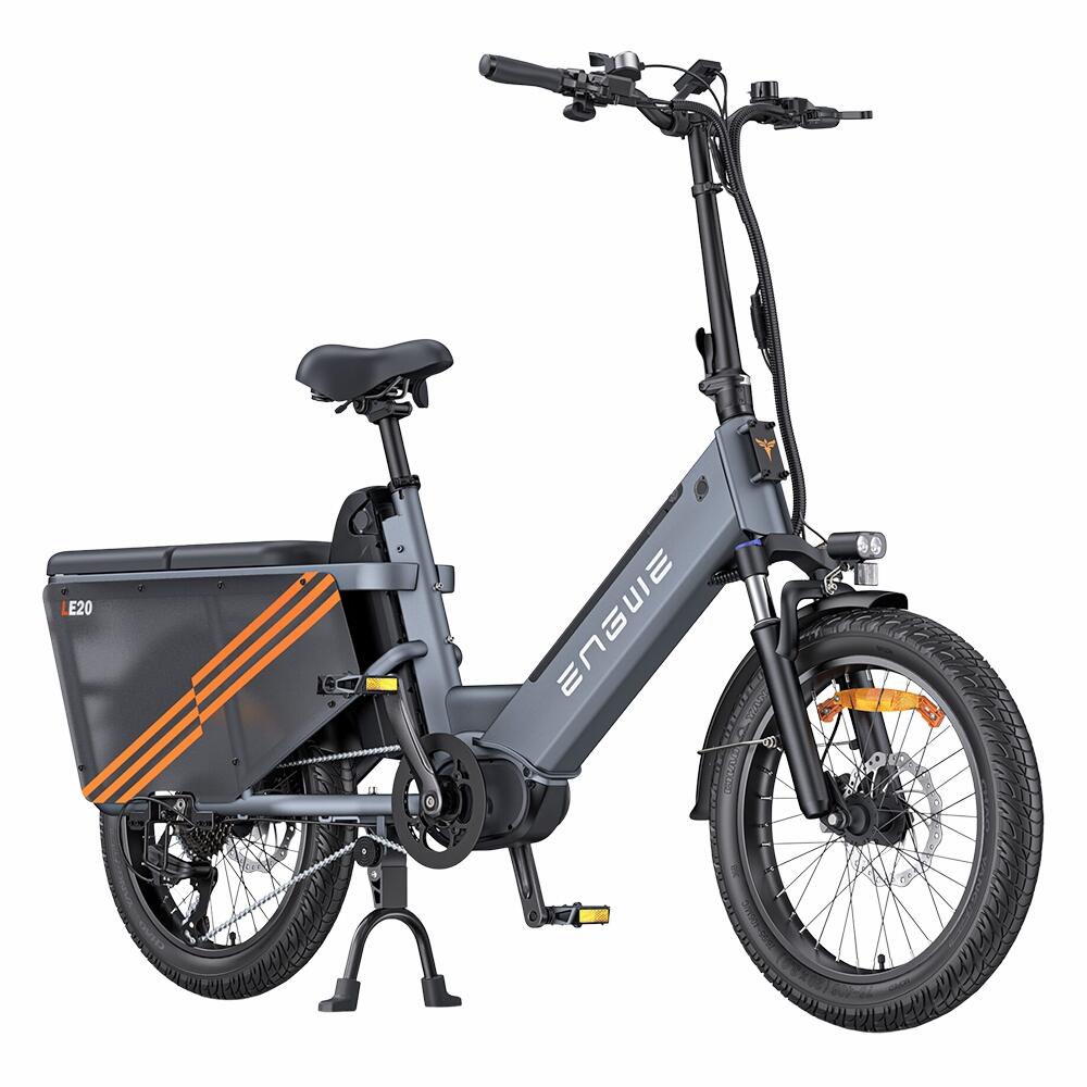 ENGWE LE20 PRO │ Cargo bike │ 100 Nm mid-drive motor │ Dual battery 350 km 3/4