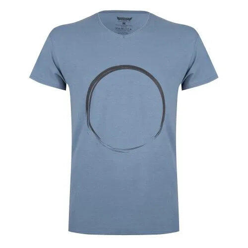 T-shirt Moksha Zen - Col en V à la hanche, doux et confortable - Vert 1/4