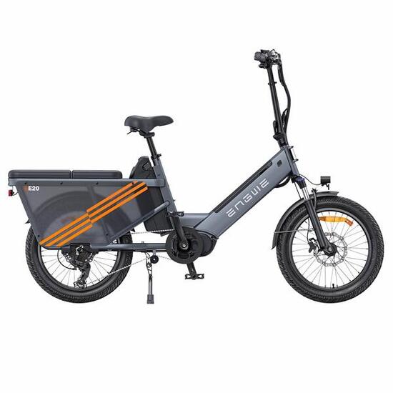 ENGWE LE20 PRO │ Vélo cargo │Moteur central 100 Nm │ Double batterie 350 km