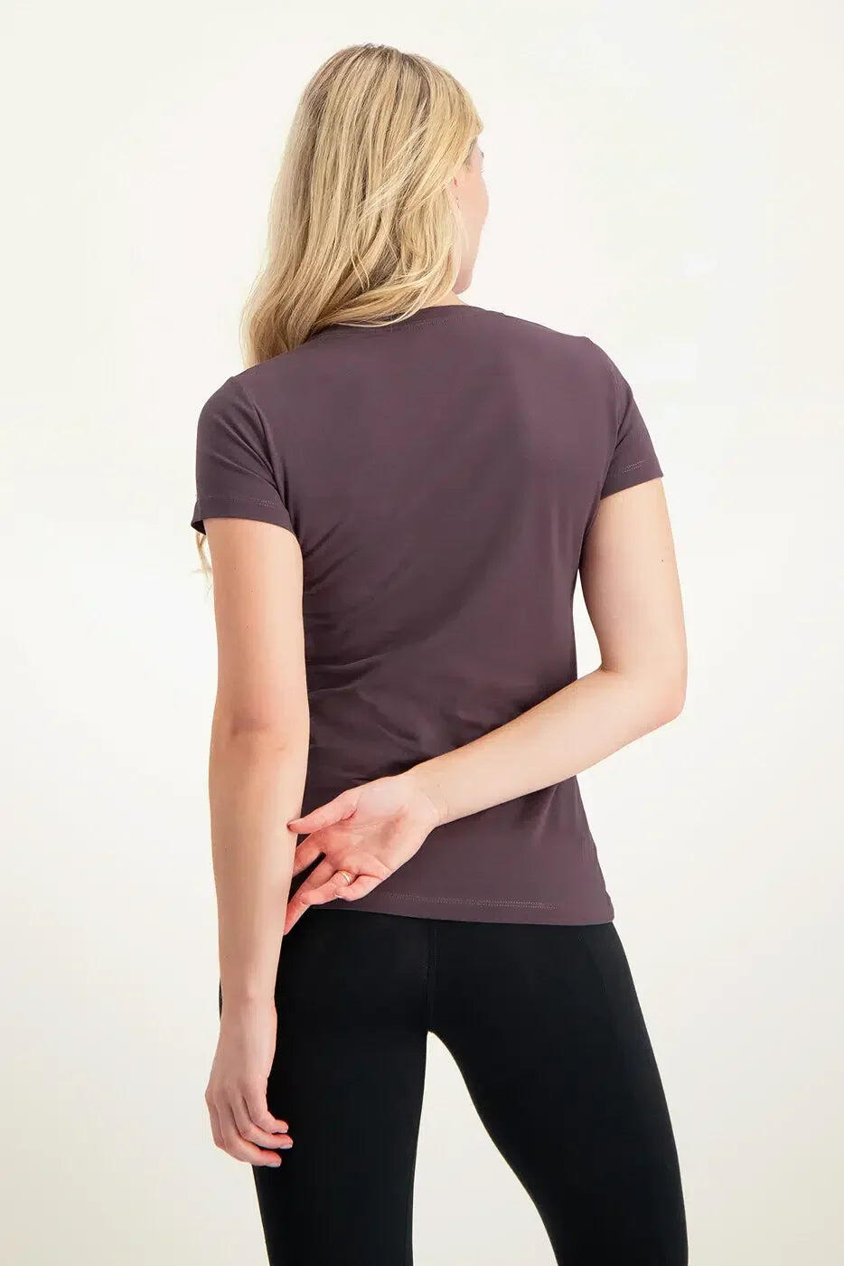 T-shirt de Yoga et Pilates Namaste Core  - Violet 3/5
