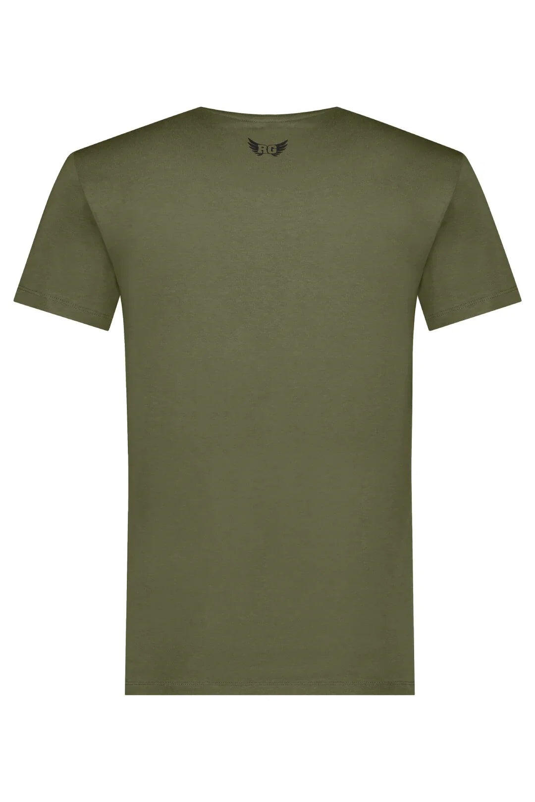 T-shirt Moksha Zen - Col en V à la hanche, doux et confortable - Vert Olive 5/5