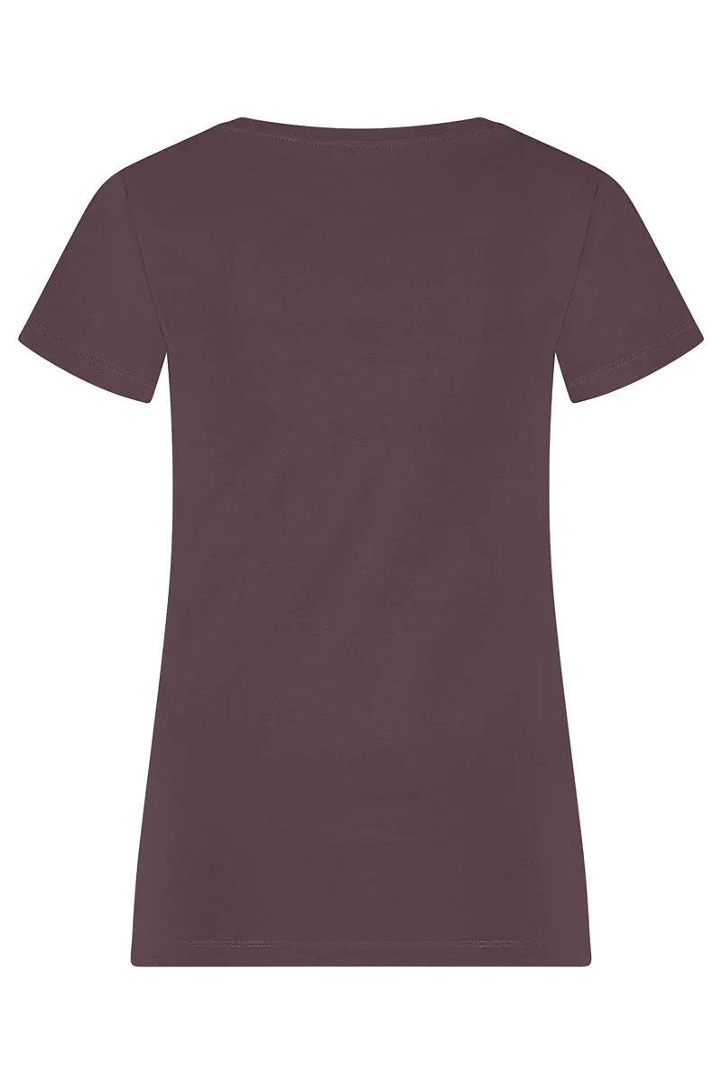 T-shirt de Yoga et Pilates Namaste Core  - Violet 5/5