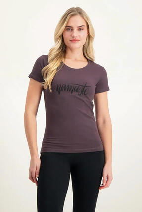 T-shirt de Yoga et Pilates Namaste Core - Violet