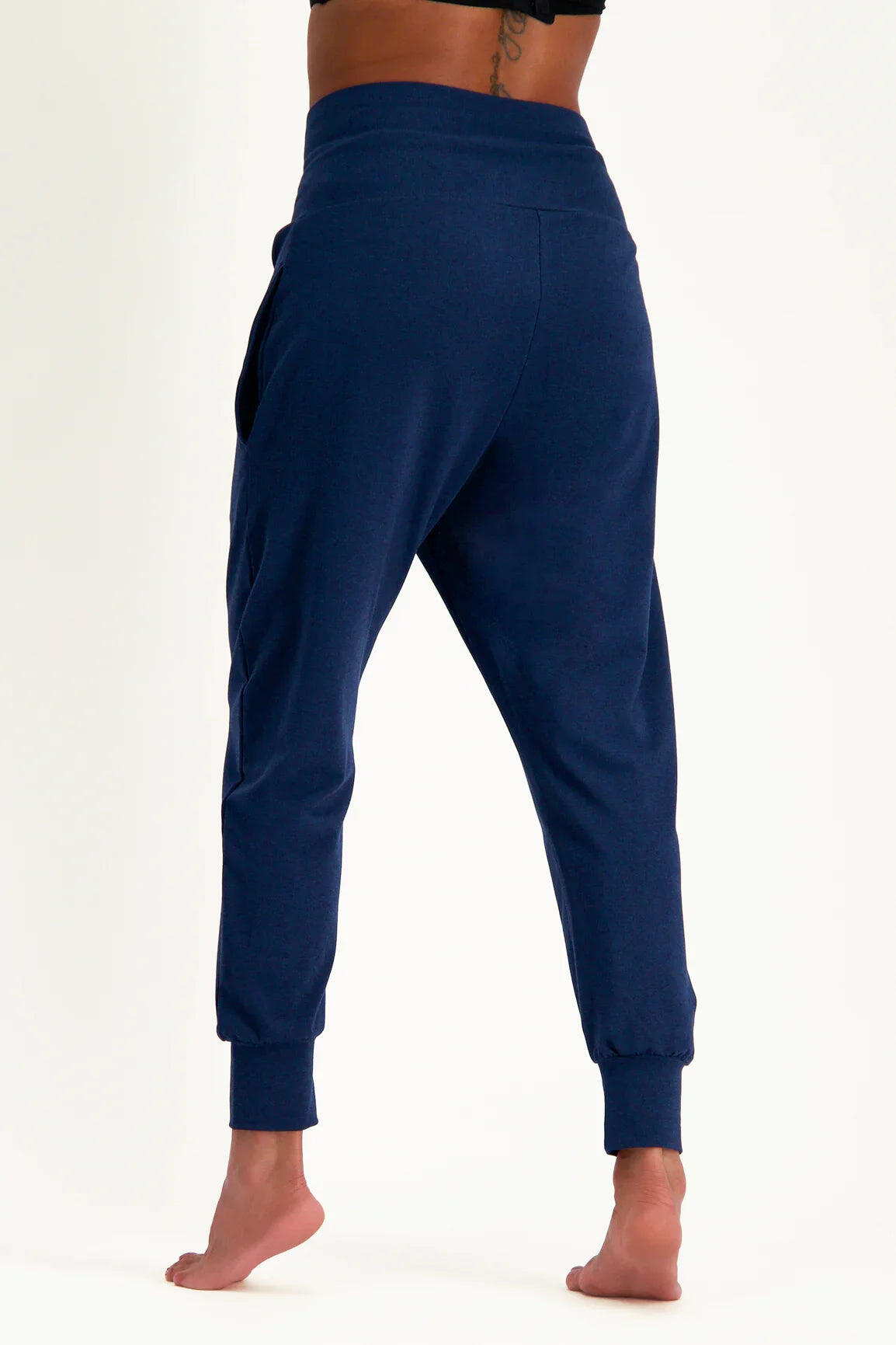 Pantalon de Yoga et Pilates coupe ample super confortable Bhumi - Blue Minuit 2/5