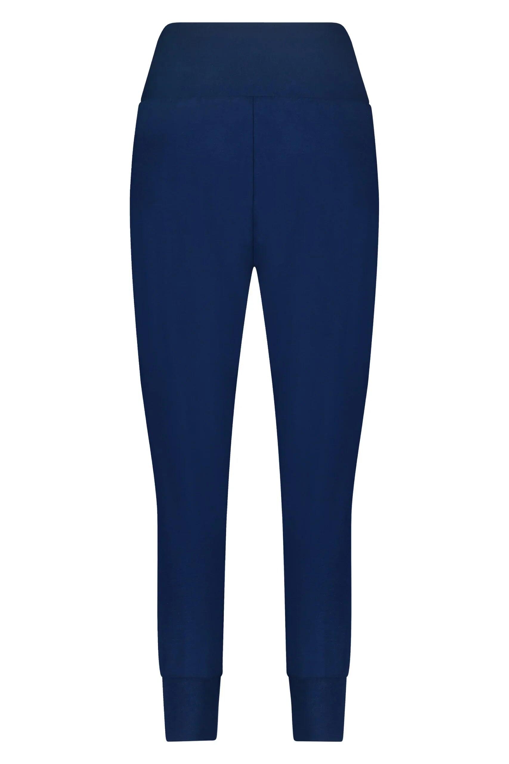 Pantalon de Yoga et Pilates coupe ample super confortable Bhumi - Blue Minuit 4/5