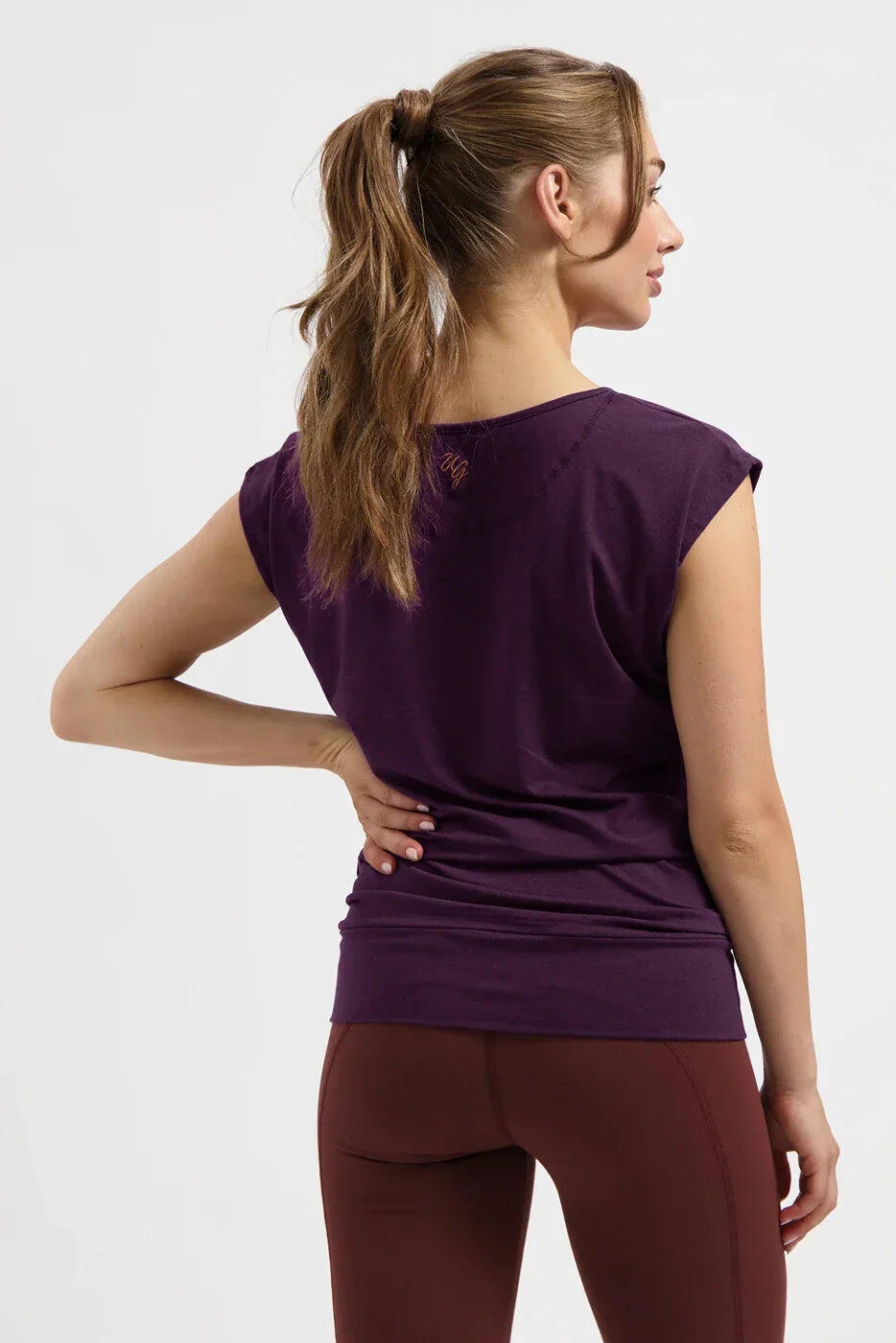 T-shirt de Yoga et Pilates couple ample Asana - Bloom 3/5