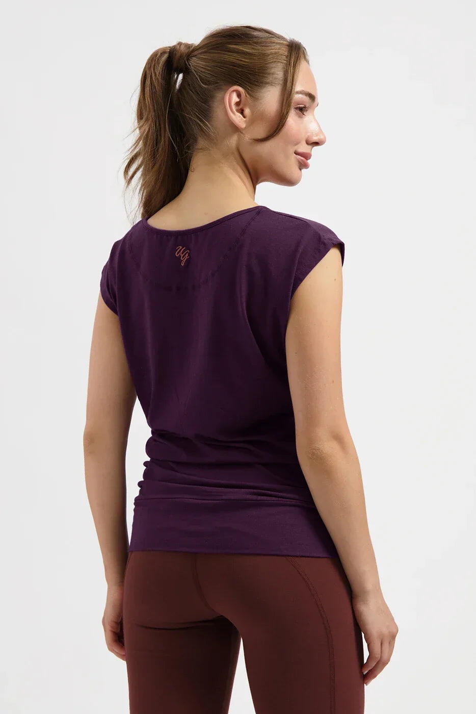 T-shirt de Yoga et Pilates couple ample Asana - Bloom 2/5