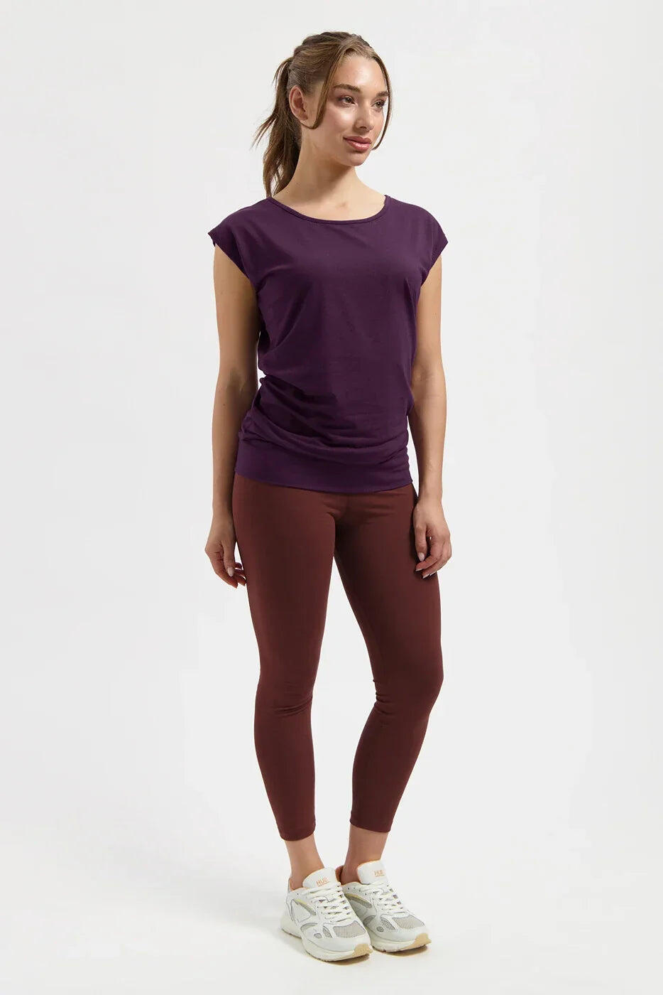T-shirt de Yoga et Pilates couple ample Asana - Bloom 4/5