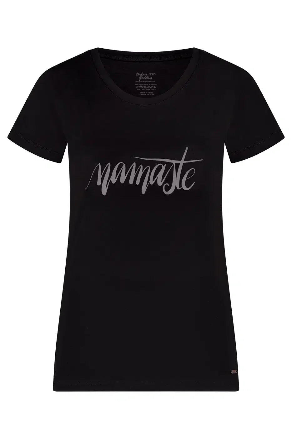 T-shirt de Yoga et Pilates Namaste Core  - Noir Onyx 4/5