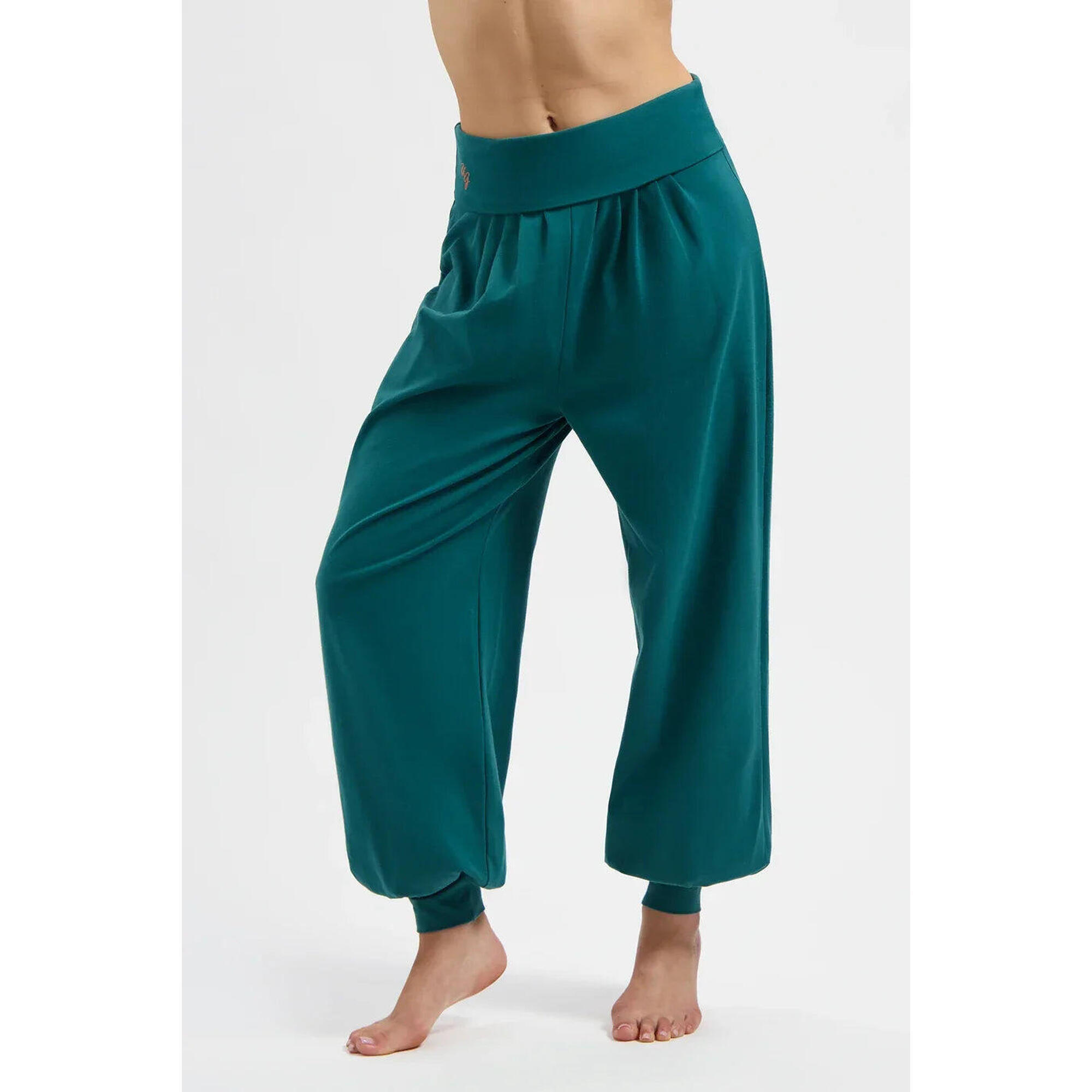 Urban Goddess - Rhea Harem Yoga Et Pilates Broek - Zeegroen - Pantalons - Bleu - Decathlon