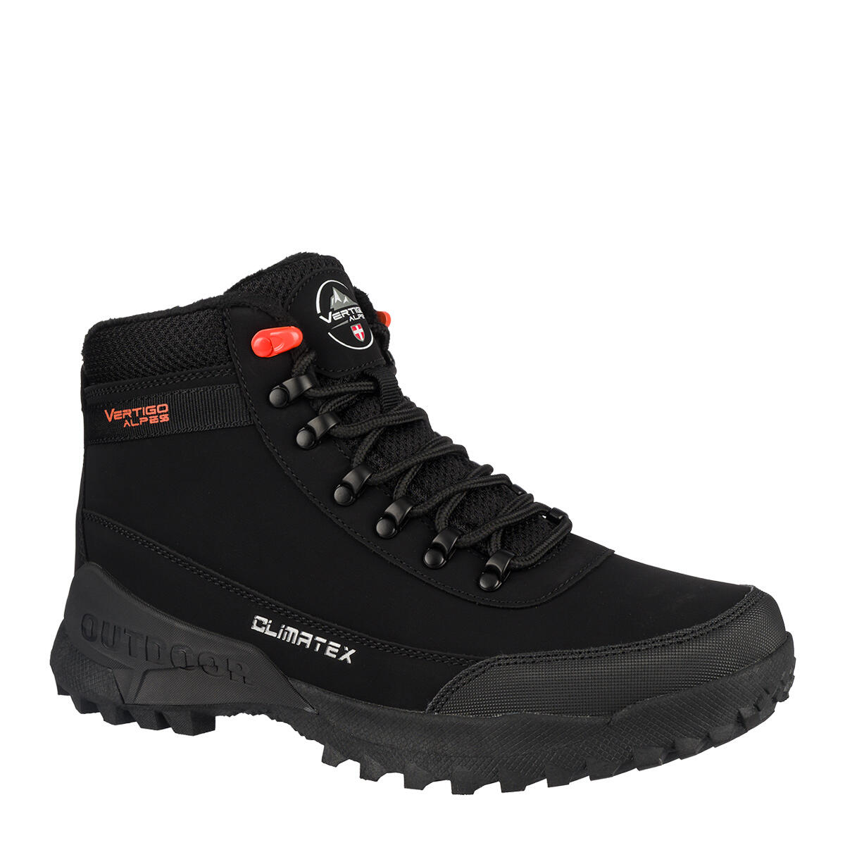 AULP Chaussures de randonnée EVEREST - BLACK VERMILLON 3/5