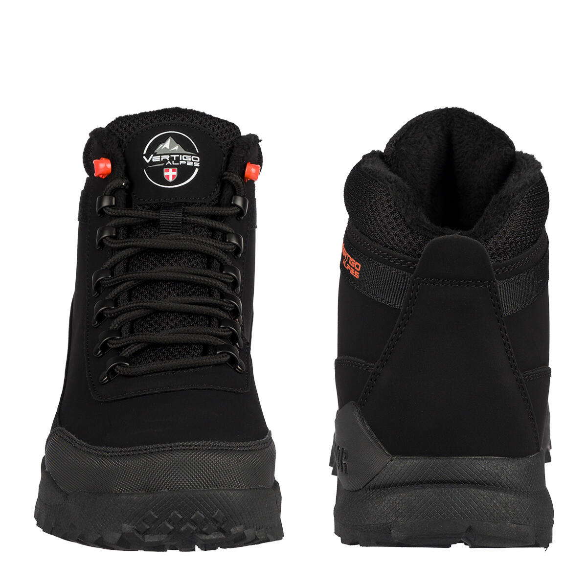 AULP Chaussures de randonnée EVEREST - BLACK VERMILLON 4/5