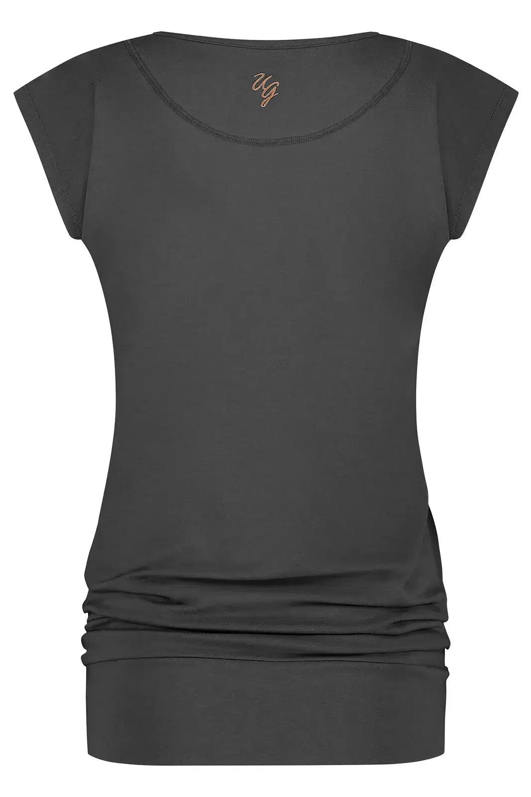 T-shirt de Yoga et Pilates couple ample Asana  - Ash 5/5