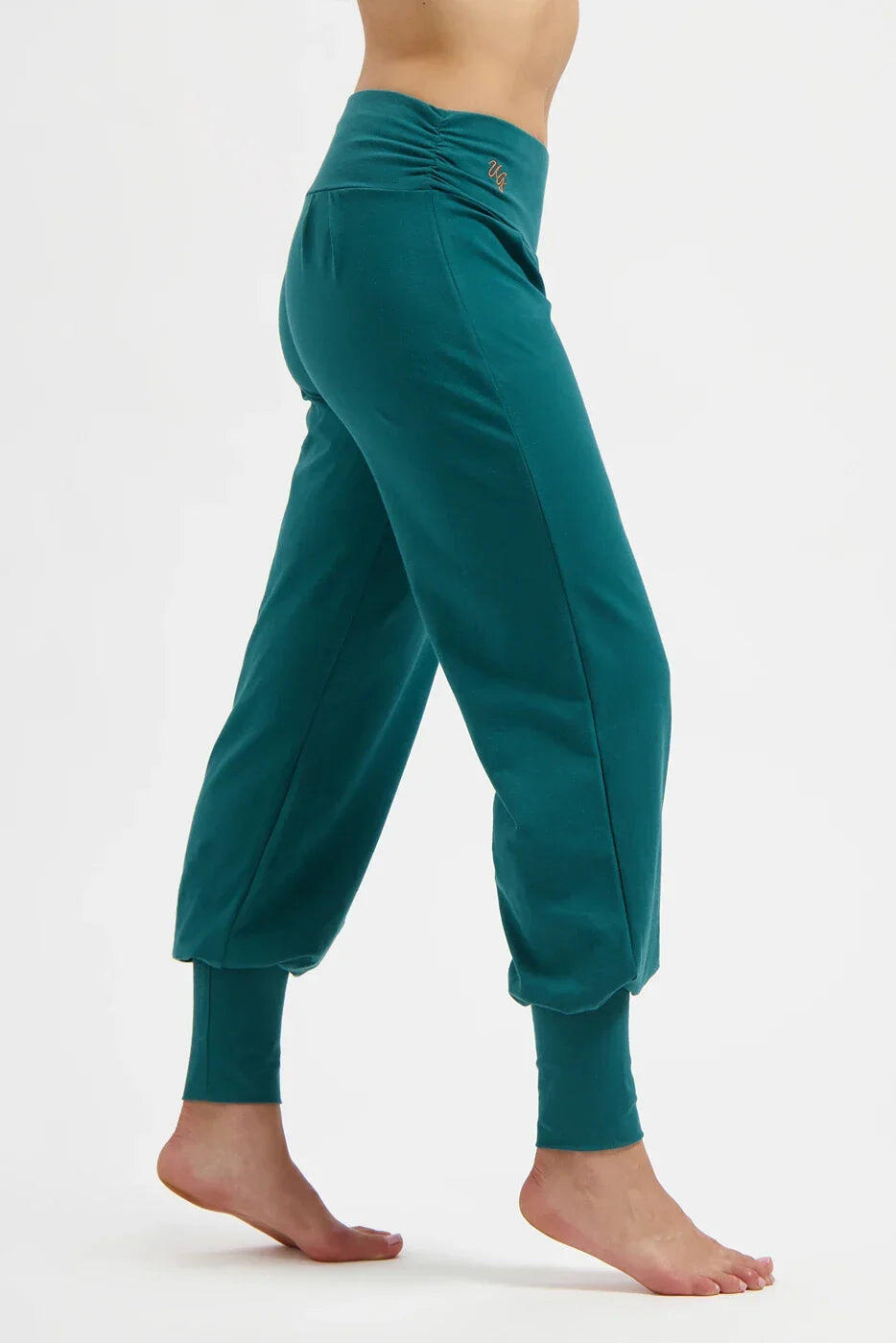 Dakini - Pantalon Aladdin ample confortable - Vert mer 2/5