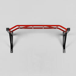 Barre de Traction à Poignées Multiples Rouge