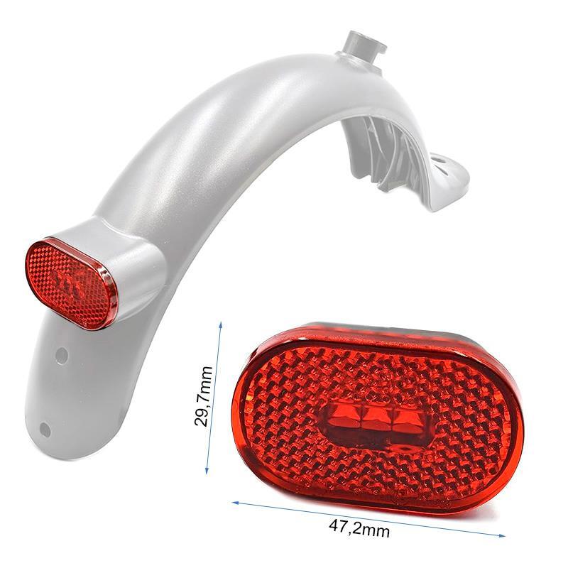 Luz trasera guardabarros 5-12V para Xiaomi 1S, Essential, Pro2 y MI3 2/3