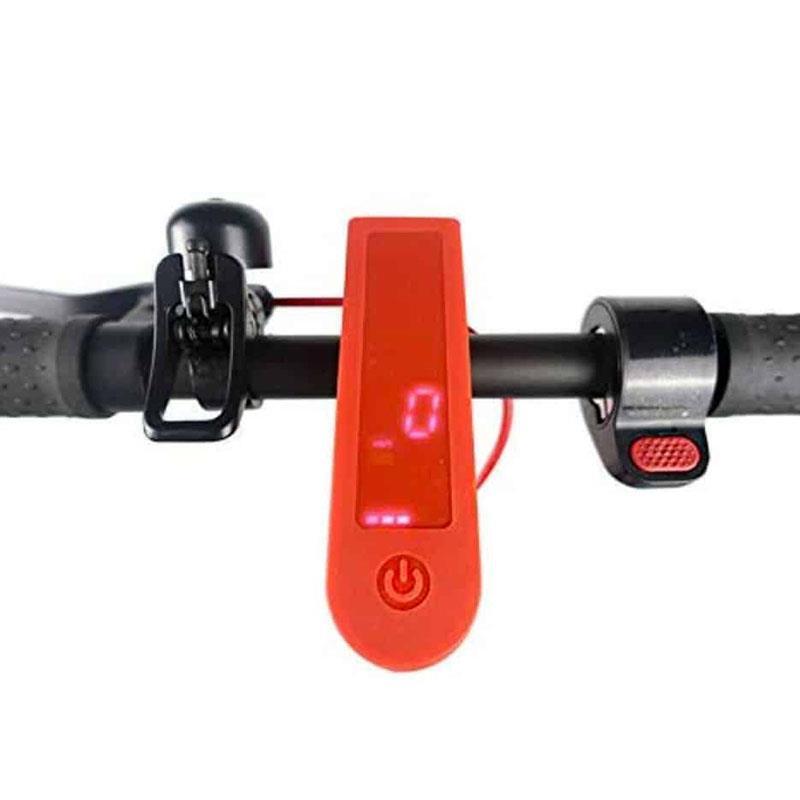 Protector de silicona impermeable rojo para display recto 3/3