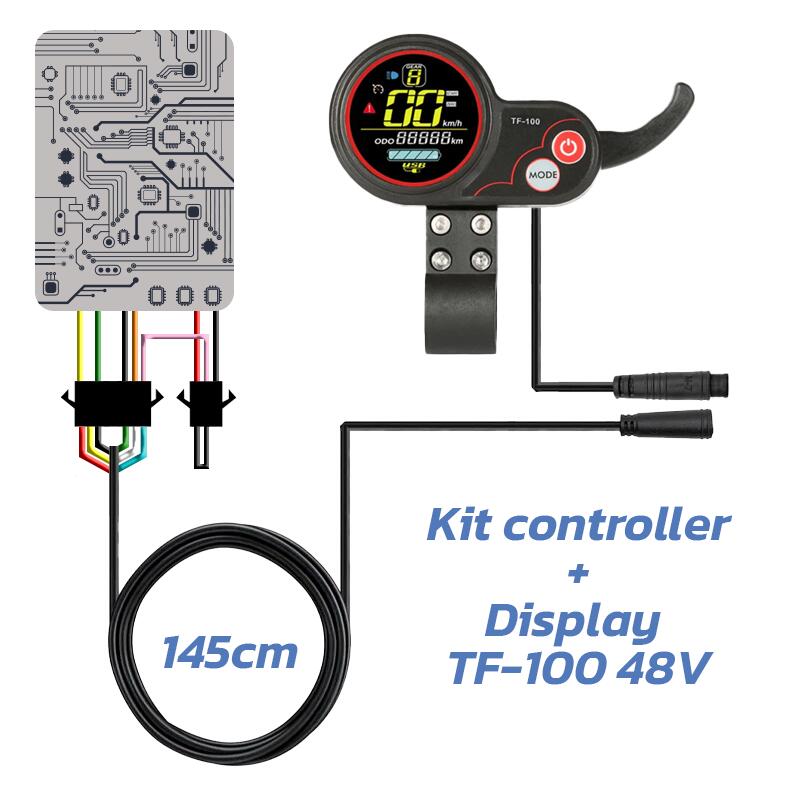 Kit electrónica TF-100 36/48V 20A 500/800W 2/4