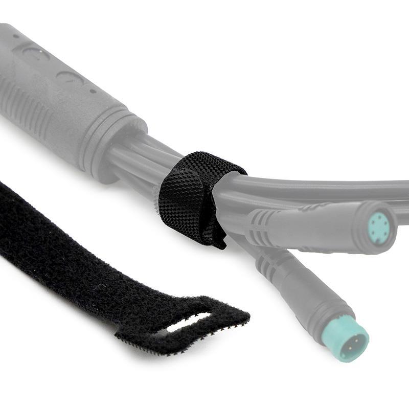 Tira de velcro sujetacables negra - 10 x 110mm 2/3