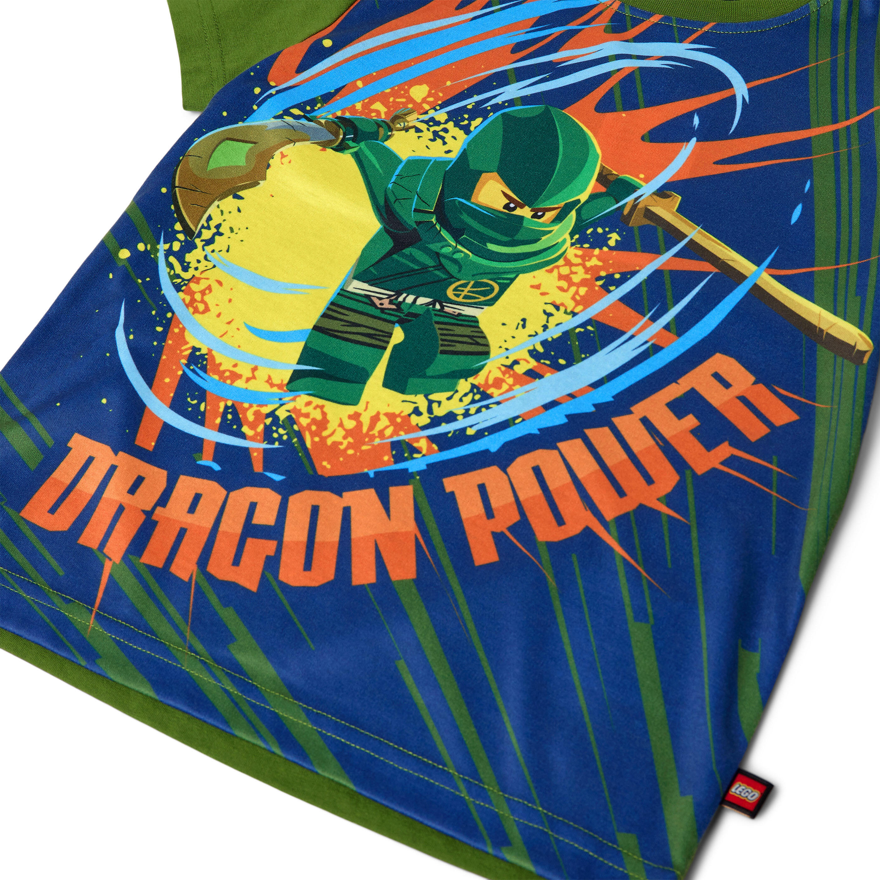 Koszulka Dziecięca LEGO NINJAGO Tano 206 Zielona 3/4