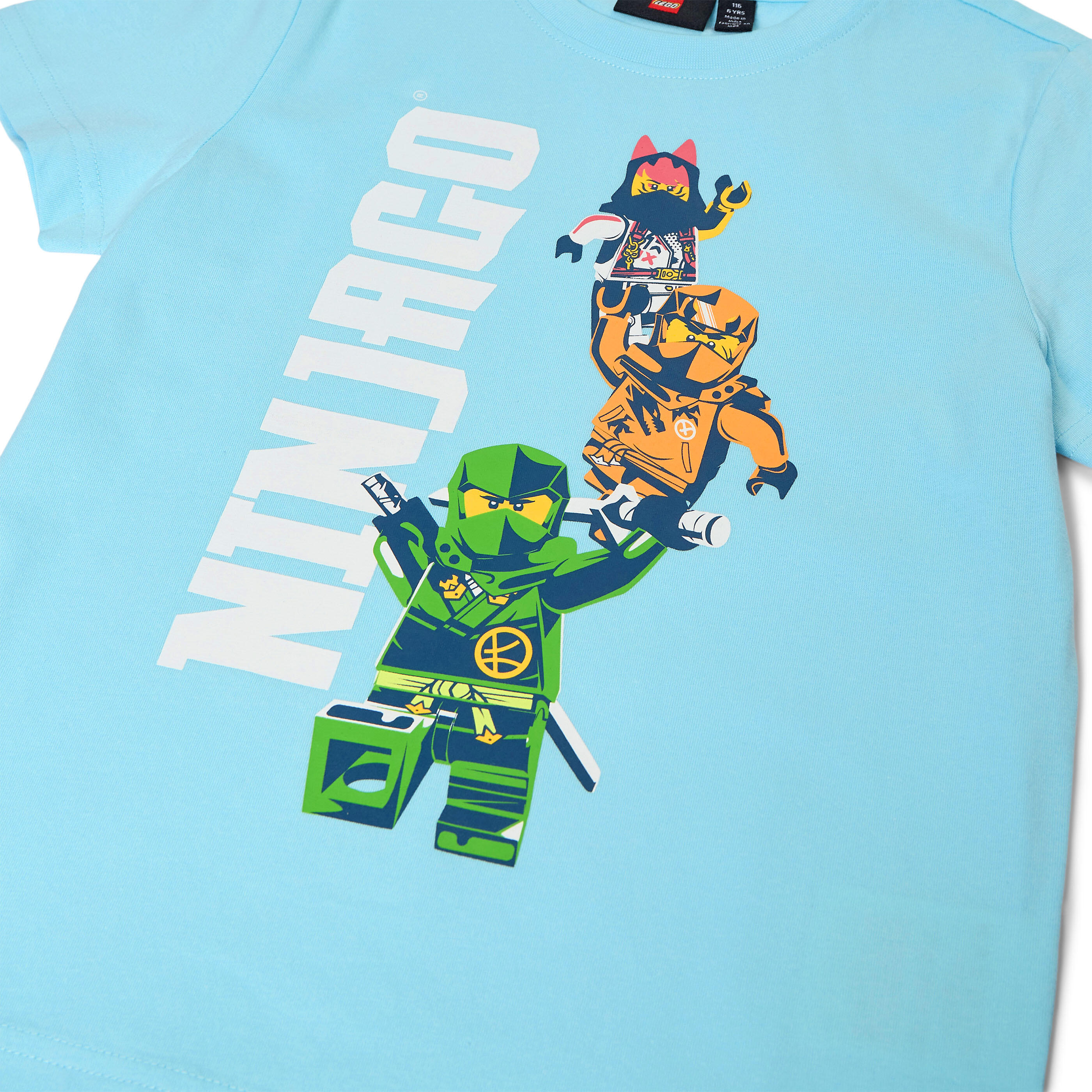 Koszulka Dziecięca LEGO NINJAGO Tano 308 Błękitna 3/3