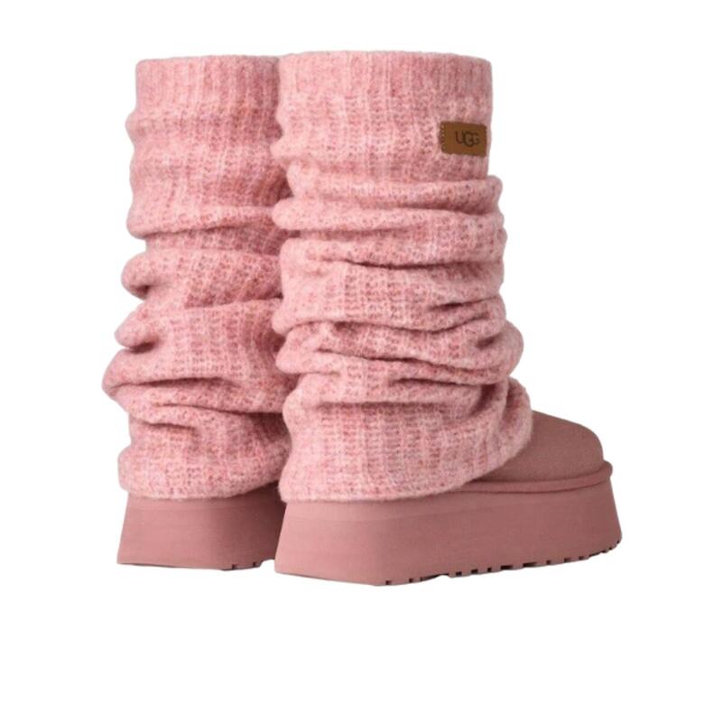 Classic Mini Dipper Legwarmer Boot Pink Dawn
