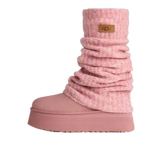 Scarpe Classic Mini Dipper Legwarmer Boot Pink Dawn