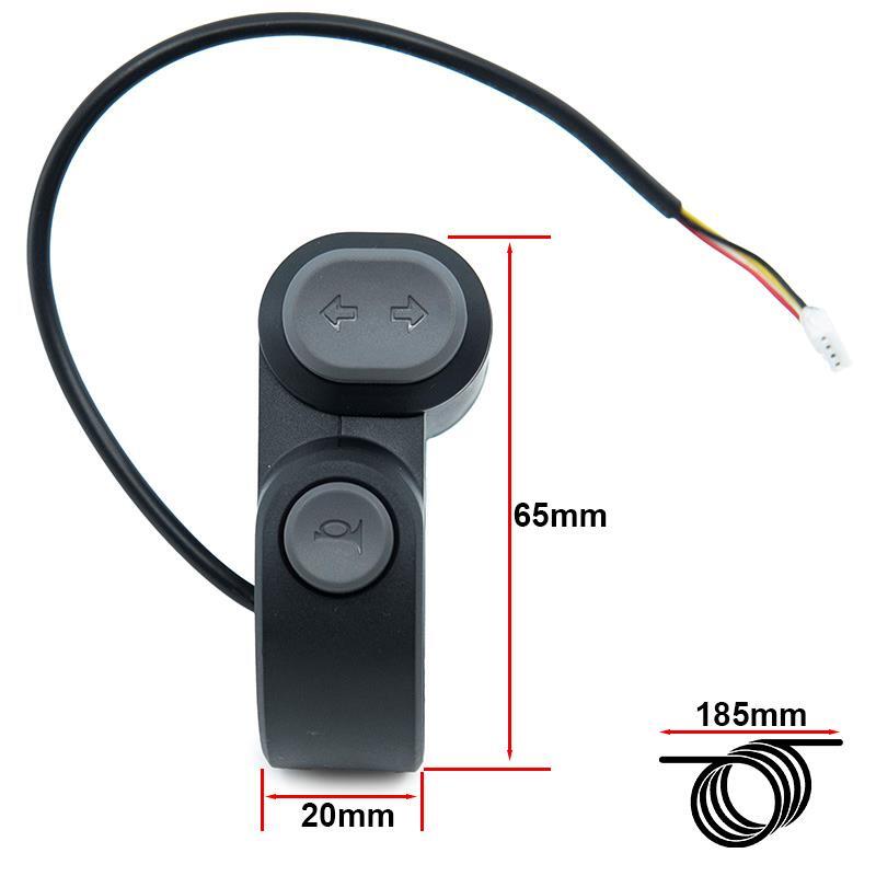 Botonera con Intermitentes y claxon con conector JST ZH 20cm Ninebot 2/3