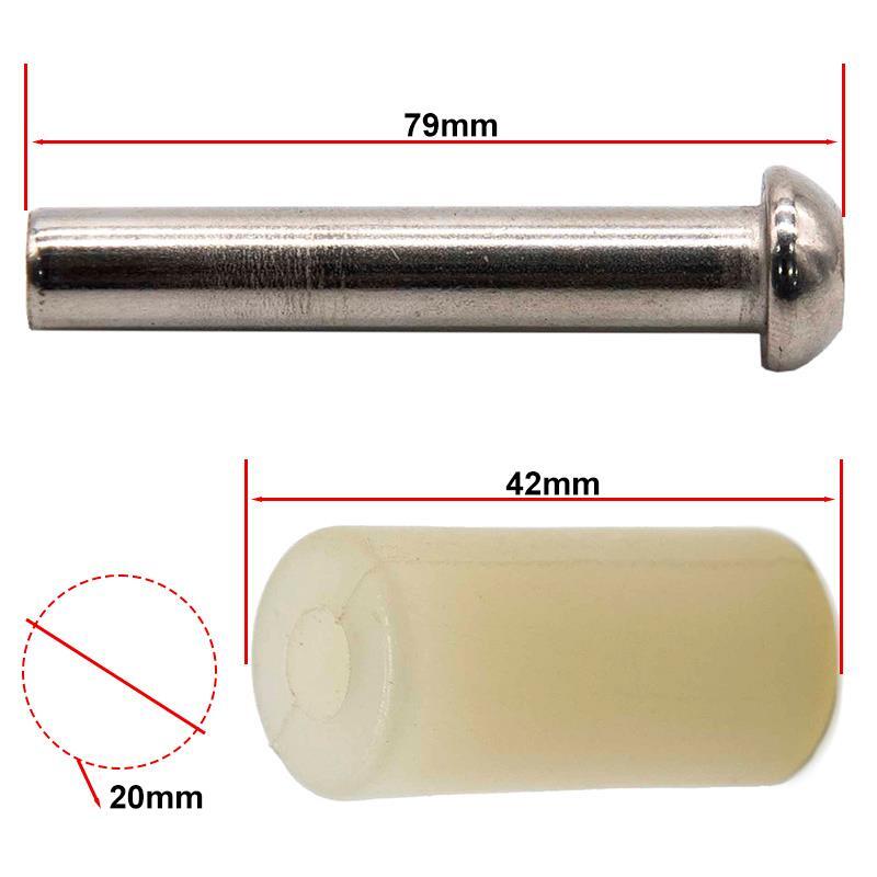 Pasador con barra PU20x42mm 8/M5x73mm para Kugoo S1 2/3