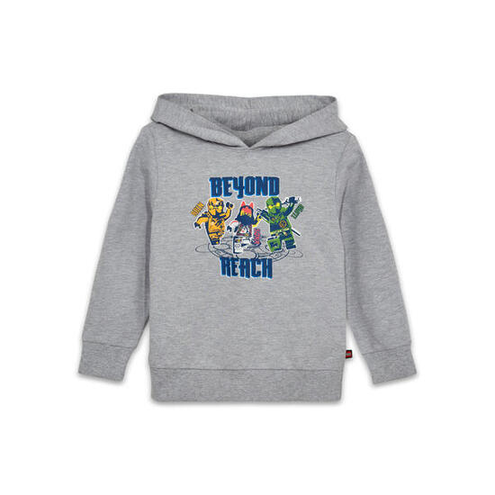 Bluza z Kapturem Dziecięca LEGO NINJAGO Scout 302 Szara