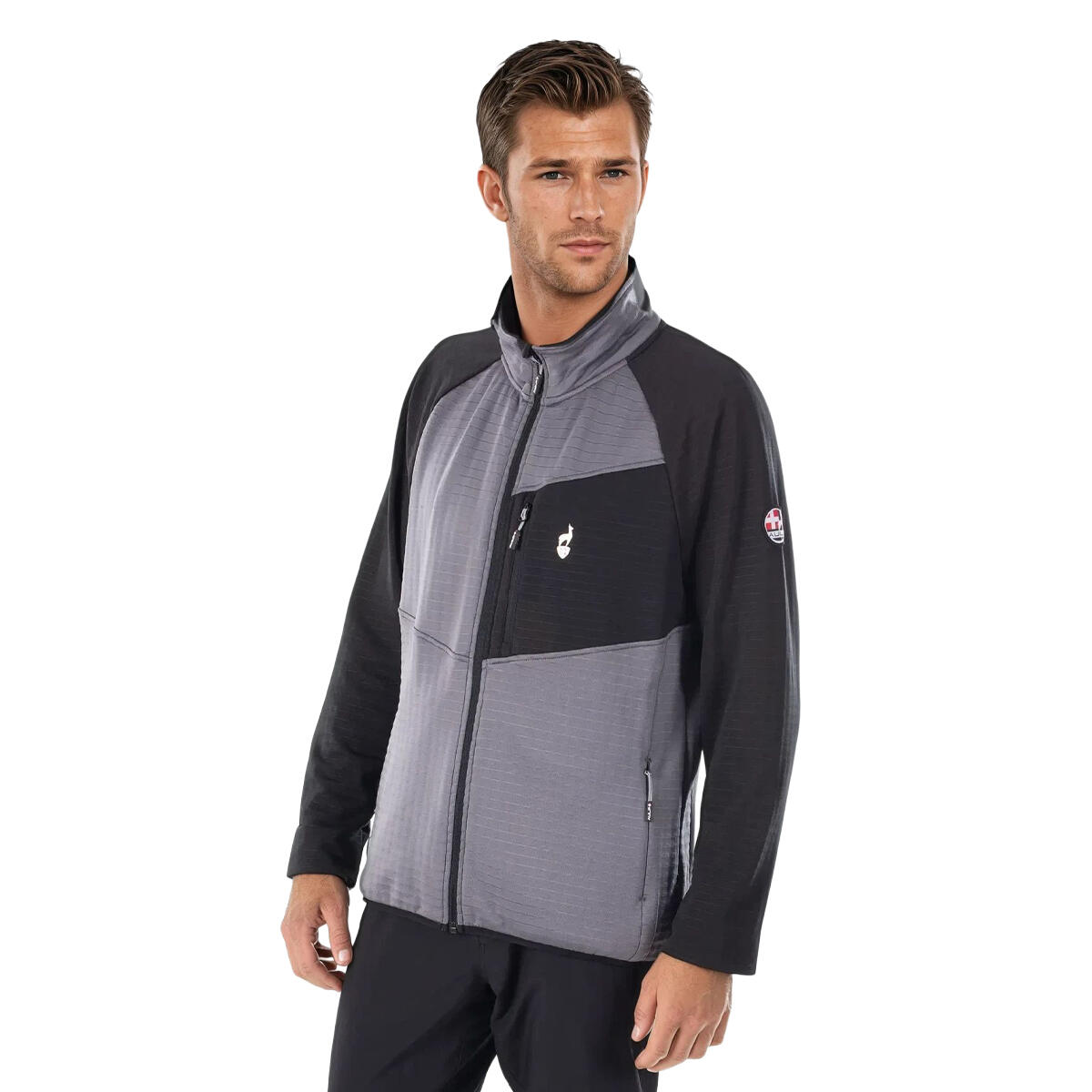 AULP Pánská turistická fleecová mikina Bilto