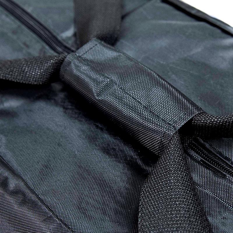 Funda de tela impermeable 100x40x20 cm negra 4/4
