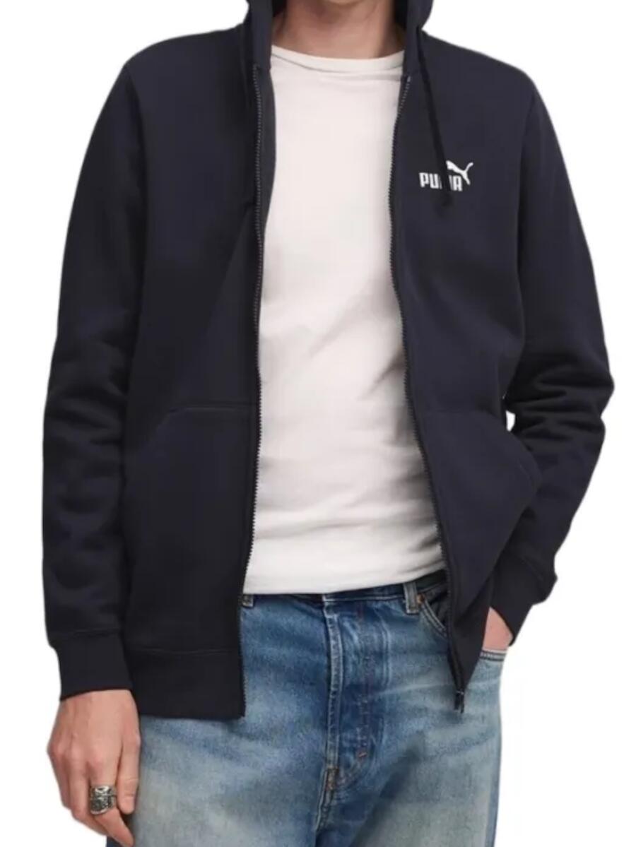 BLUZA męska PUMA 682658-16 z kapturem na zamek bawełniana sportowa ciepła M 3/7