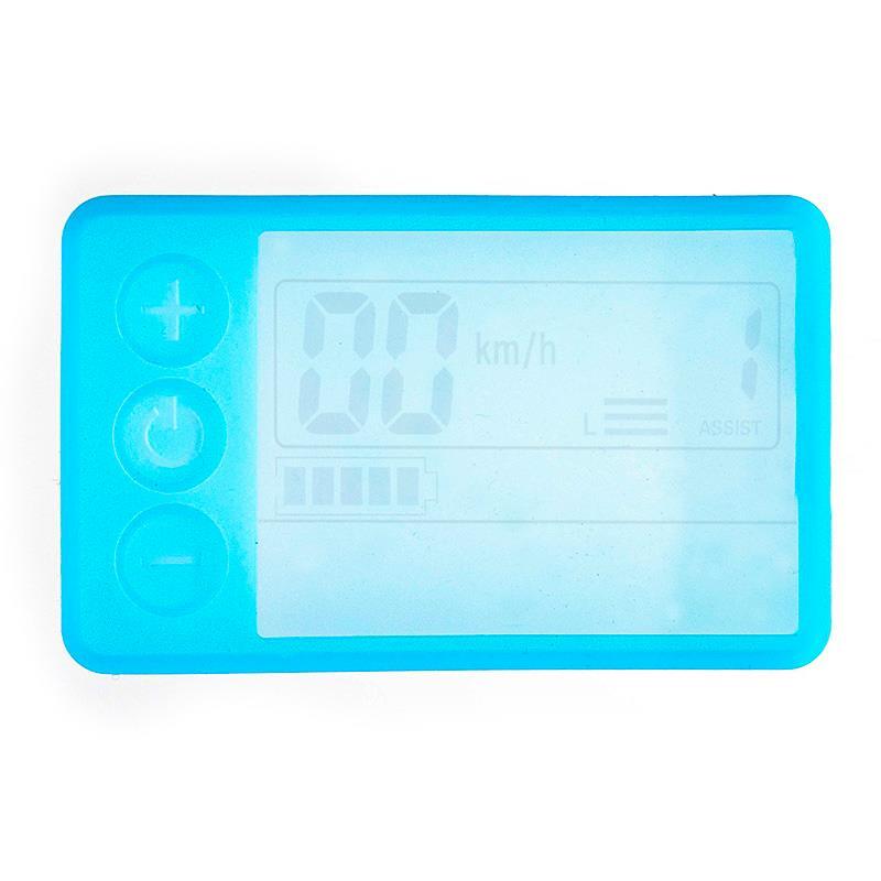 Protector de silicona impermeable azul para display S866 1/4