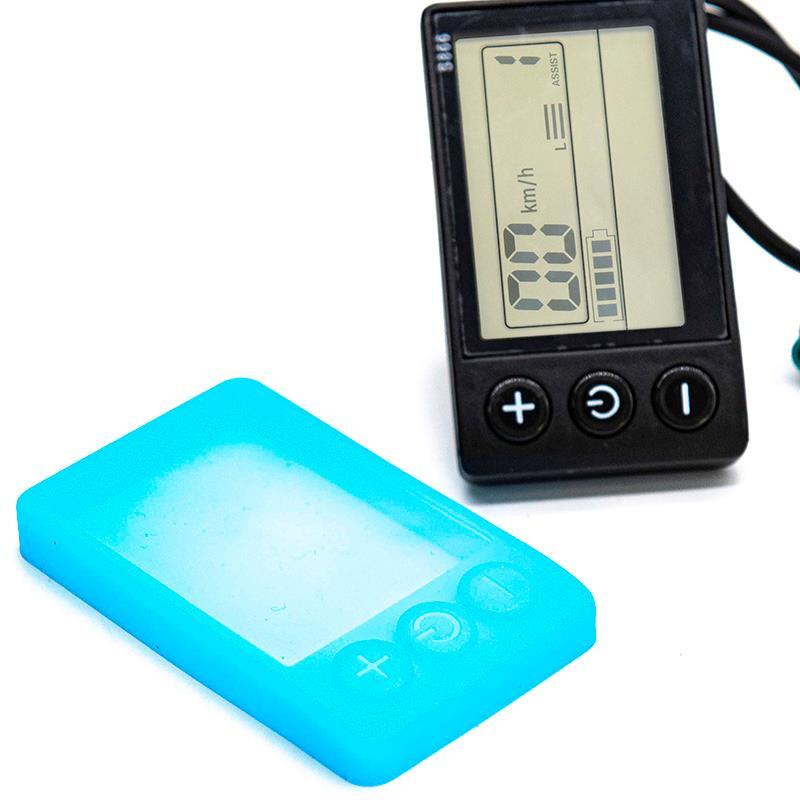 Protector de silicona impermeable azul para display S866 2/4