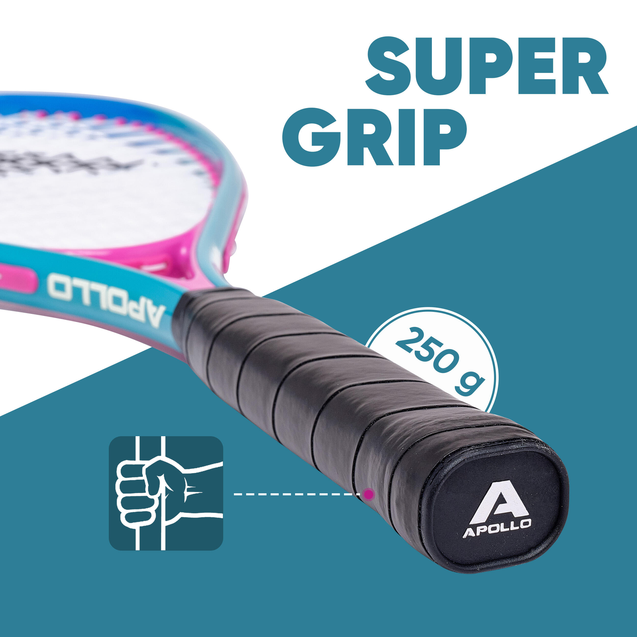 Set Speed Badminton avec sac Apollo 2 raquettes aluminium 4/7