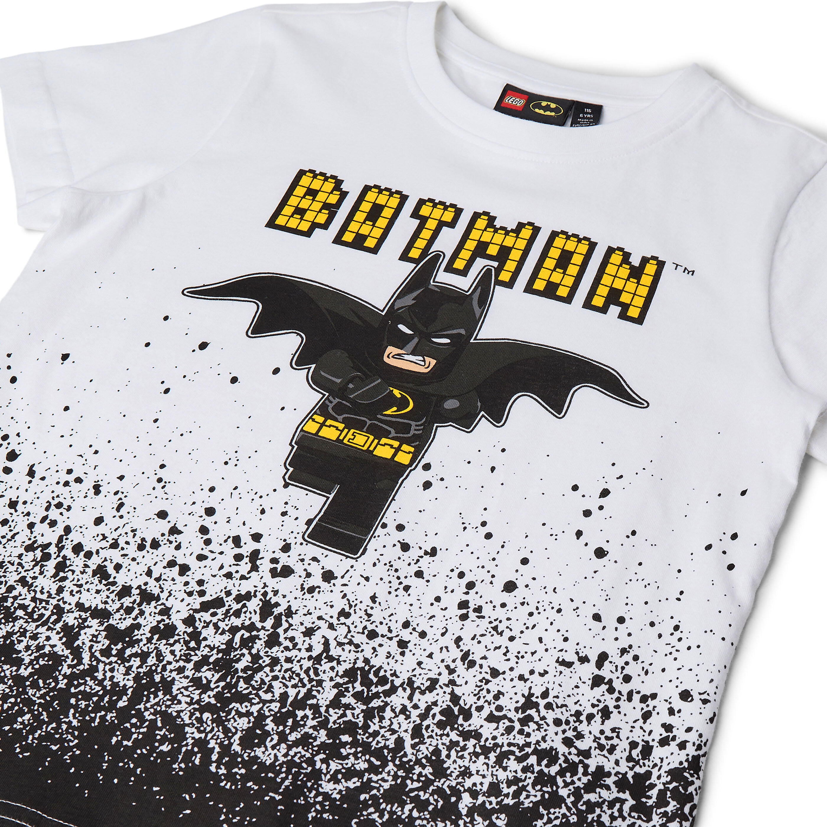 Koszulka Dziecięca LEGO BATMAN Tano 304 Biała 3/4
