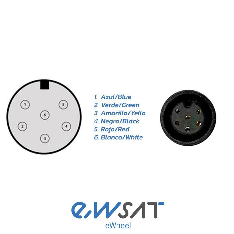 Cable bus display/controladora Waterproof 8mm a SM - 1/1 1,8M 3/3