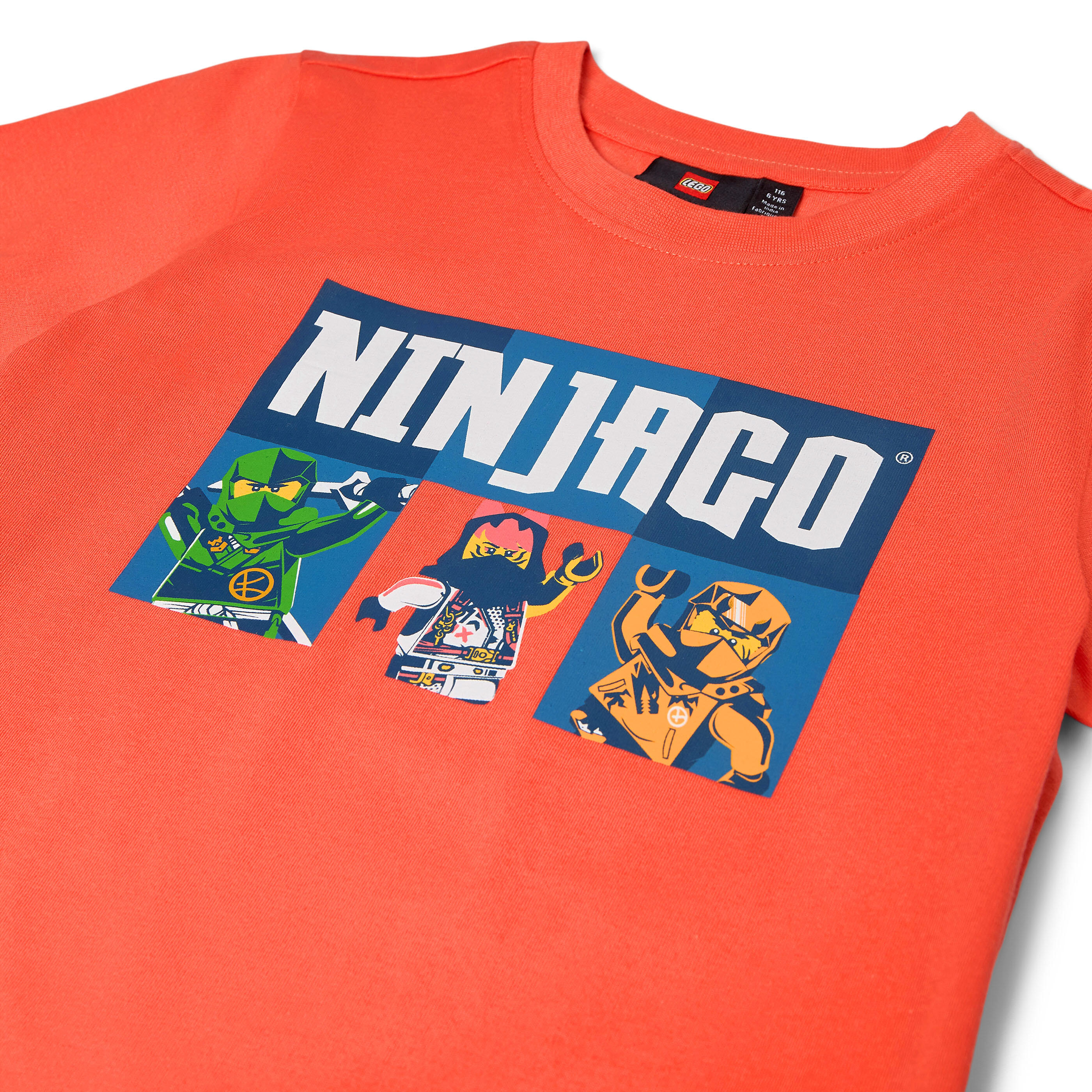 Koszulka Dziecięca LEGO NINJAGO Tano 315 Czerwona 3/4