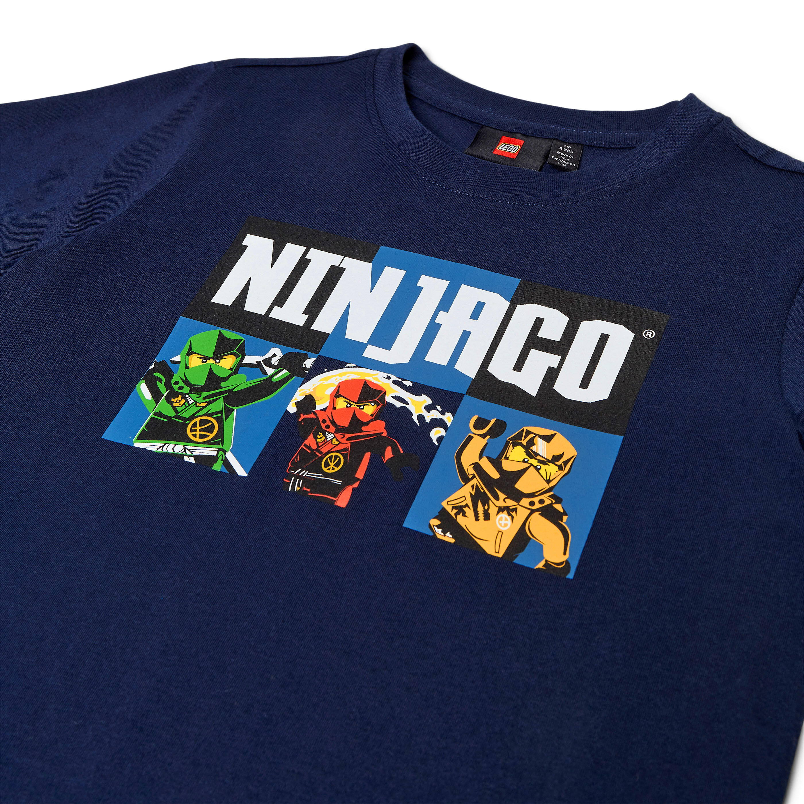 Koszulka Dziecięca LEGO NINJAGO Tano 315 Granatowa 3/4