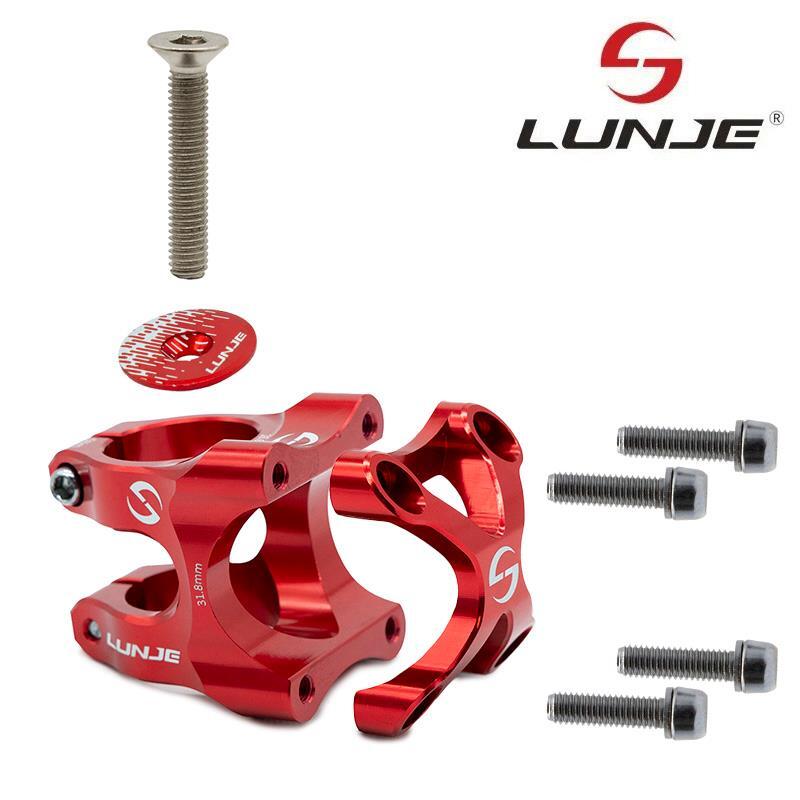 Potencia para manillares de 31,8mm EWPM-002 rojo 2/4
