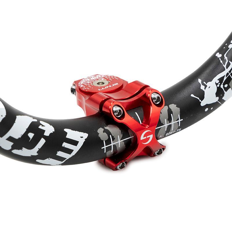 Potencia para manillares de 31,8mm EWPM-002 rojo 4/4