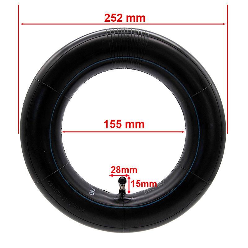 Cámara de aire 80/65-6(10x3)(255x80) VC 90x90º [Ewheel] 5/5