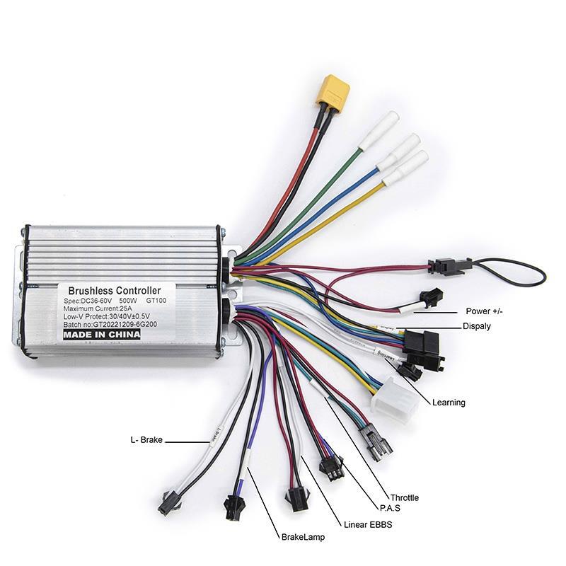 Kit electrónica GT100 36/60V 25A 500W 3/3