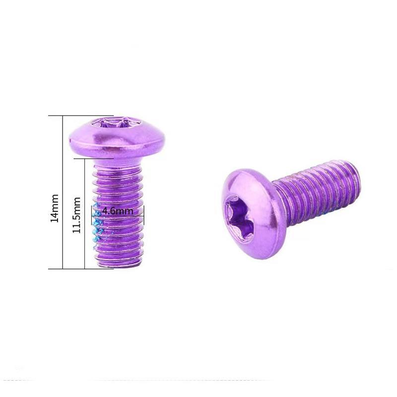 Tornillo amarillo M5x10 para discos de freno - 12 uds 5/5